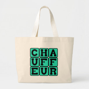 Grand Tote Bag Chauffeur, Conducteur de Limousine