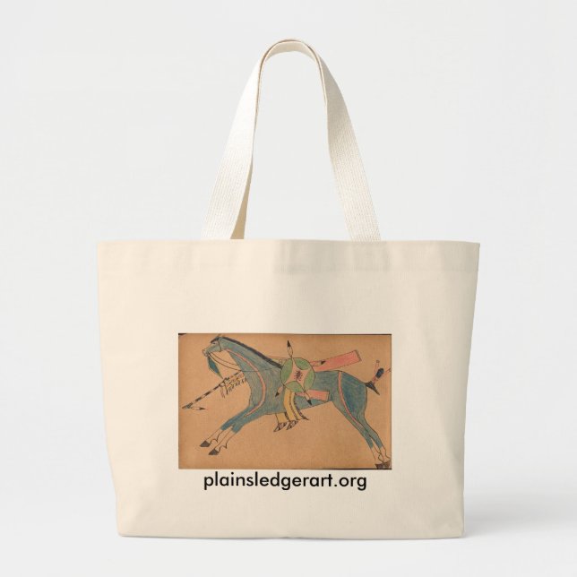 Grand Tote Bag Chemise d'os de Walter :  Guerrier #2 (Devant)