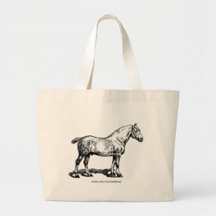Grand Tote Bag Cheval à mâchoires