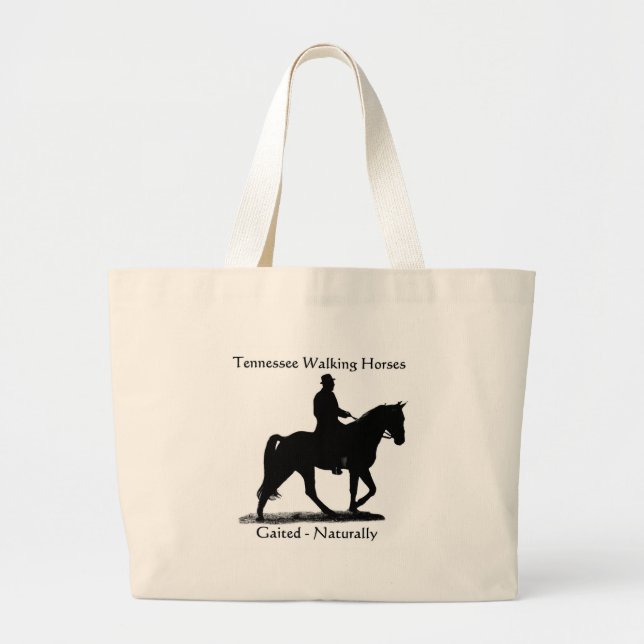 Grand Tote Bag Cheval de marche fourre-tout du Tennessee (Devant)