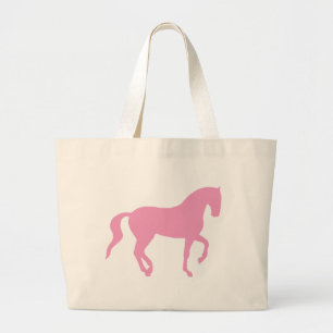 Grand Tote Bag Cheval de Piaffe (rose)