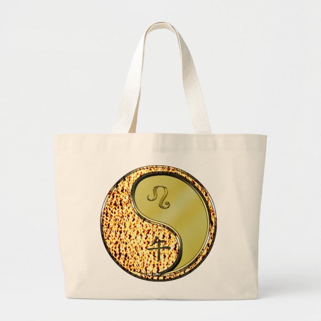 Grand Tote Bag Cheval Leo & Metal (Devant)