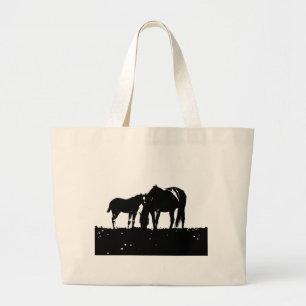 Grand Tote Bag Cheval Pop Art