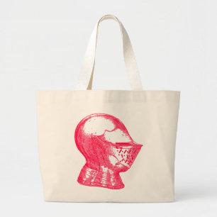 Grand Tote Bag Chevalier rose Chevalier Chevalier de l'Armure mé