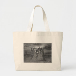 Grand Tote Bag Chevaux dans le corral