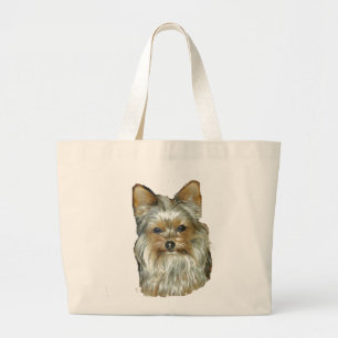 Grand Tote Bag Chien 4, B, Yorkshire Terrier, Jumbo Fourre-tout