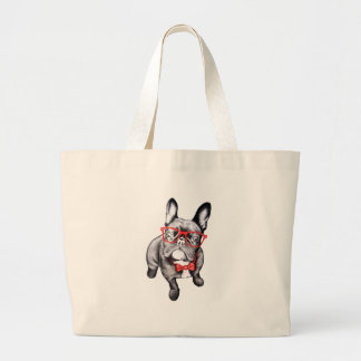 Grand Tote Bag Chien heureux