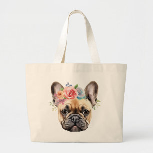 Grand Tote Bag Chiffre de taureau français Jumbo Fourre-tout