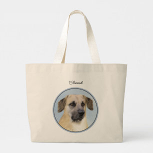 Grand Tote Bag Chinook Drop Oar Painting Original Sled Chien Art