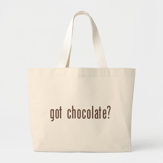 Grand Tote Bag chocolat obtenu ? (Devant)