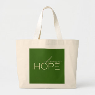 Grand Tote Bag choisir l'espoir Totes & Shopping Bags