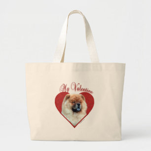 Grand Tote Bag Chow Chow Valentine