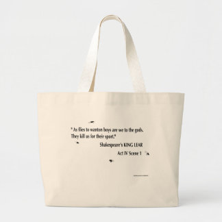 Grand Tote Bag Citation du Roi Lear