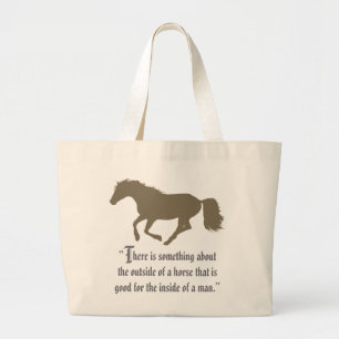 Grand Tote Bag Citation Silhouette du cheval
