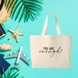 Grand Tote Bag Citations d'inspiration Boho