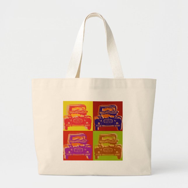 Grand Tote Bag Citroen 2CV 1 (Devant)