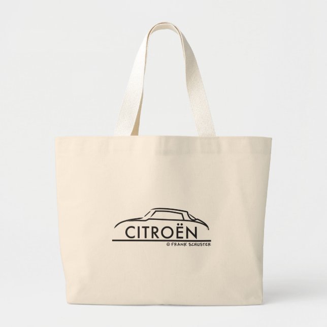 Grand Tote Bag Citroen DS 21 (Devant)