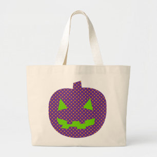Grand Tote Bag Citrouille chic Fourre-tout