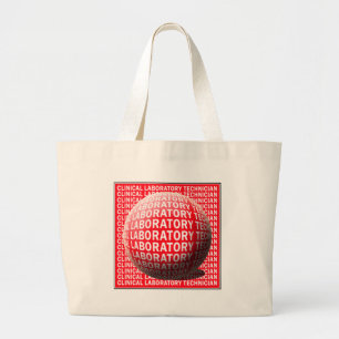 GRAND TOTE BAG CLT SPHÈRE SANG DROP CLINIQUE LABORATOIRE TECHNIQU