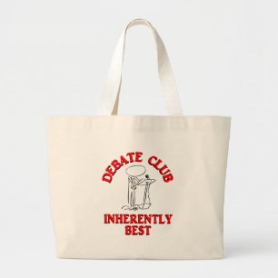 Grand Tote Bag Club de discussion en soi meilleur