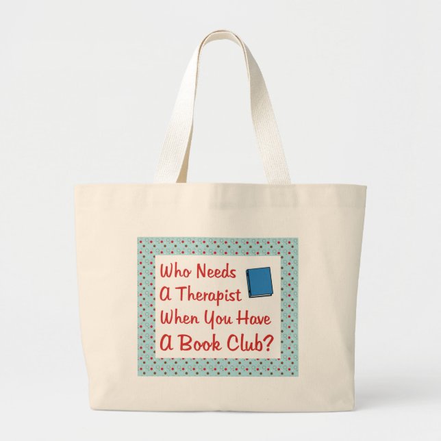 Grand Tote Bag club de lecture (Devant)