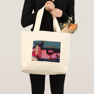 Grand Tote Bag Coastal Luxury Gondola in Venice