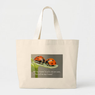 Grand Tote Bag Coccinelle Vieille et Sénile Nouveaux Amis Drôle M