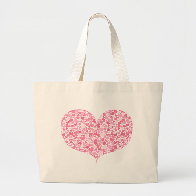 Grand Tote Bag Coeur des coeurs Jumbo Fourre-tout (Devant)