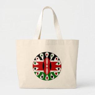 Grand Tote Bag Coeurs du Kenya