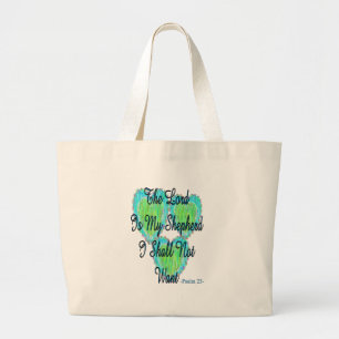 Grand Tote Bag Coeurs du psaume 23