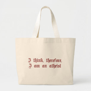 Grand Tote Bag Cogito athée