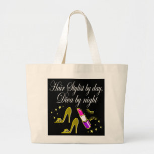 GRAND TOTE BAG COIFFEUR D'OR ET BEAUTICIEN