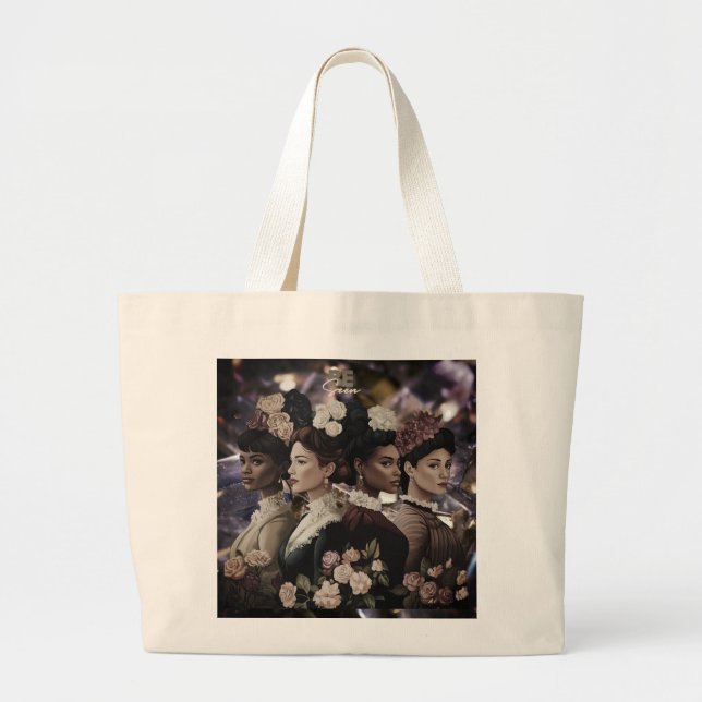 Grand Tote Bag Collection de capsules d'histoire féminine "Be See (Devant)