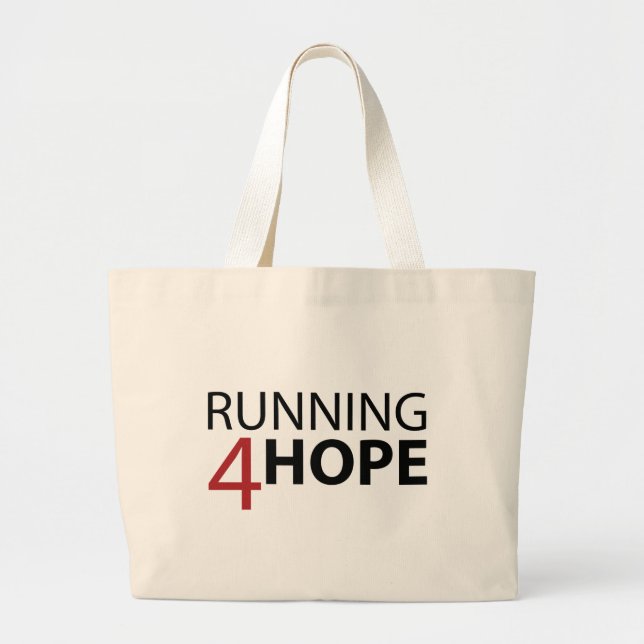 Grand Tote Bag Collection de Lancement Running4Hope (Devant)
