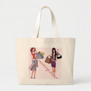 GRAND TOTE BAG COLLECTION DE REINE D'ACHATS