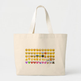 Grand Tote Bag Collection d'Emoji