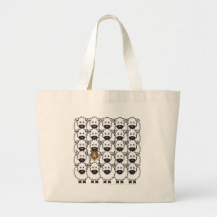 Grand Tote Bag Colley rugueux chez les moutons