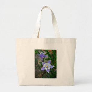 Grand Tote Bag Colonne bleue