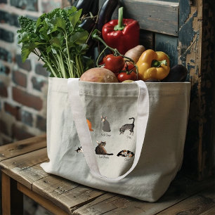 Grand Tote Bag Commandes Cat