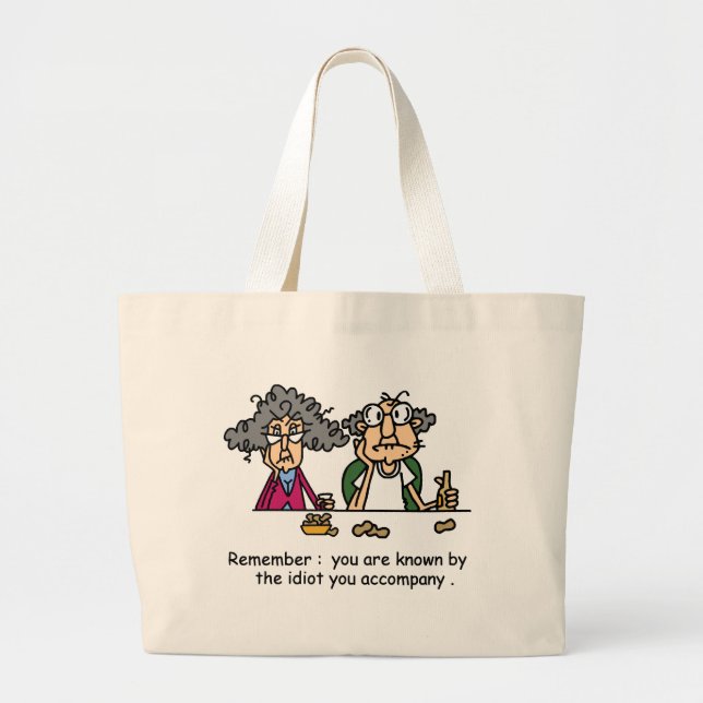 Grand Tote Bag Compagnie Idiot (Devant)