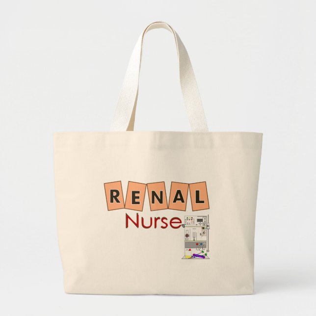 Grand Tote Bag Conception de machine rénale de Fresenius (Devant)