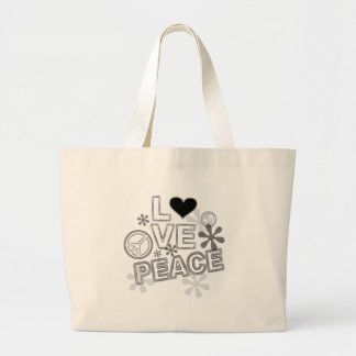 Grand Tote Bag conception de paix