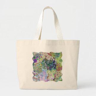 Grand Tote Bag conception multiabstraite