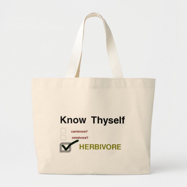 Grand Tote Bag Connaissez Thyself Fourre-tout (Devant)