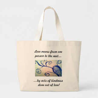 Grand Tote Bag Connexion d'amour !