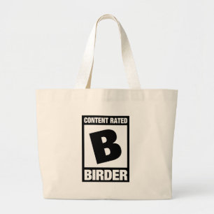 Grand Tote Bag Contenu noté B : Birder