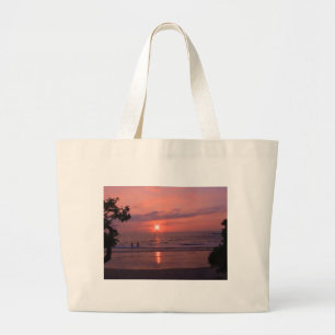 Grand Tote Bag Coucher de soleil hawaïen