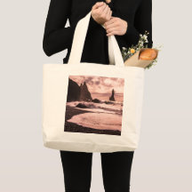 Coucher de soleil sur la plage de sable noir de Re