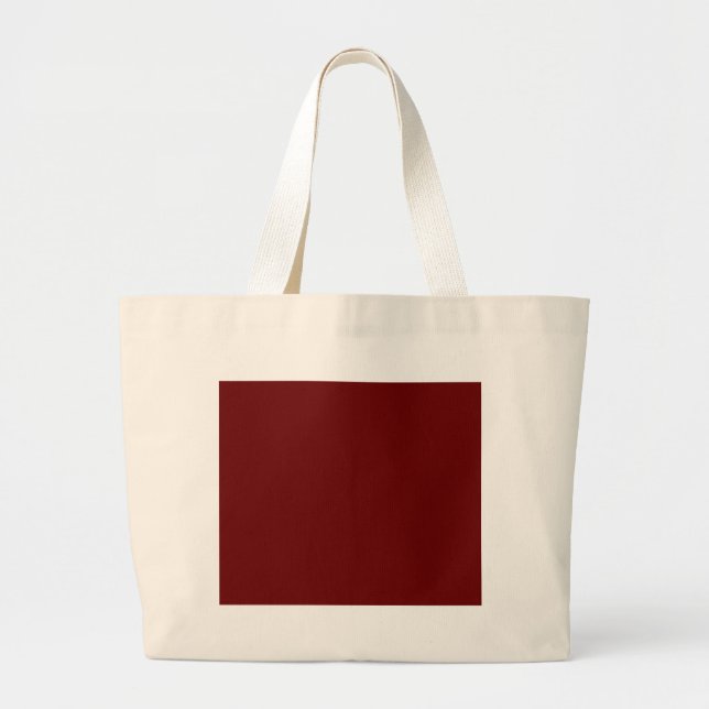 Grand Tote Bag couleur rouge (Devant)