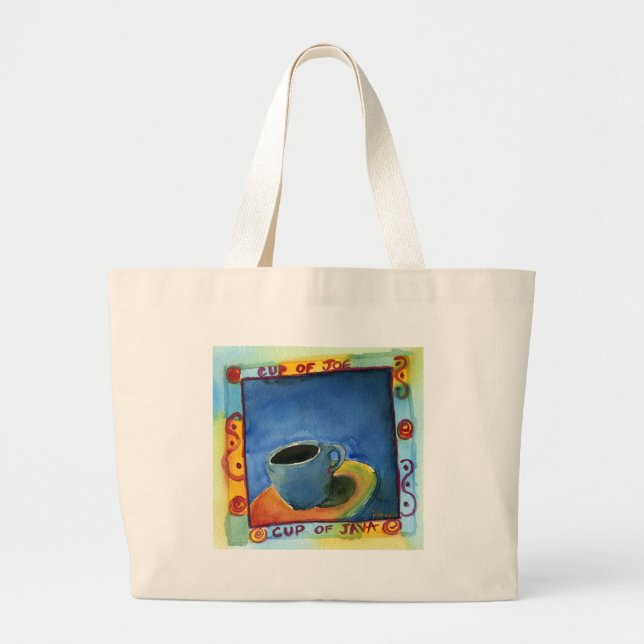 Grand Tote Bag Coupe de Java de Joe (Devant)